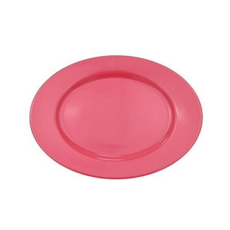 

Las Vegas Oval Platter Rolled Edge Red 11-1/2 W X 8-1/4 L X 1-1/4 H Stoneware Red 12 packs
