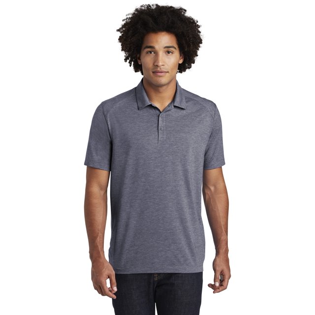 Sport-Tek Polo T-Shirt Homme Tri-Mélange Anti-Humidité