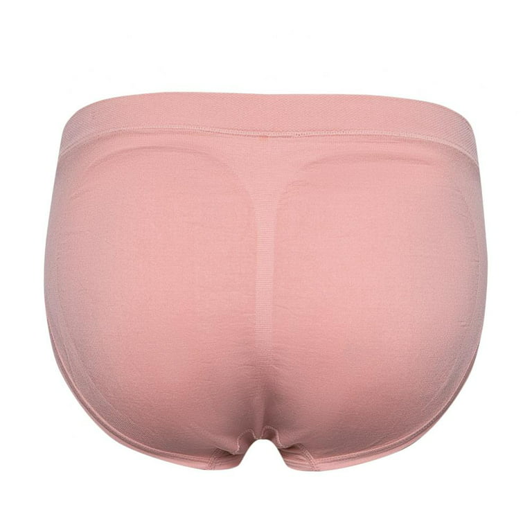 Gustave Women Cotton Underwear 3 Pack Maternity Low Waist Panties Pregnancy  Postpartum Under Bump Breathable Stretch Briefs Plus Size Underwear Pink
