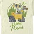 thumbnail image 2 of Men's Wall-E I Love Trees  Graphic Tee Beige Small, 2 of 4