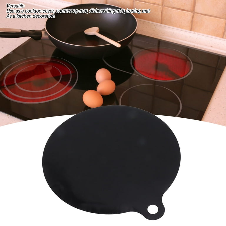 Stove Top Cover, Fireproof Versatile Extra Space Easy Cleaning Silicone  Stove Cover Protector Scratch For Kitchen Round 22cm / 8.7in,  9.8x9.8in,Rectangular 9.8x13.8in 