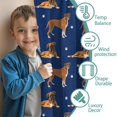 thumbnail image 3 of Blackout Kids Curtains,Cute Boxe Childrens Insulated Curtains Set Of 2,Bedroom Essentials,Toddler Room Decor 42"x54"(106x137cm), 3 of 4