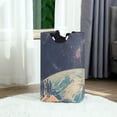 thumbnail image 6 of Yayeee Freestanding Laundry Hamper with Handle Collapsible Large Storage Basket for Clothes, Blue Earth, 6 of 7