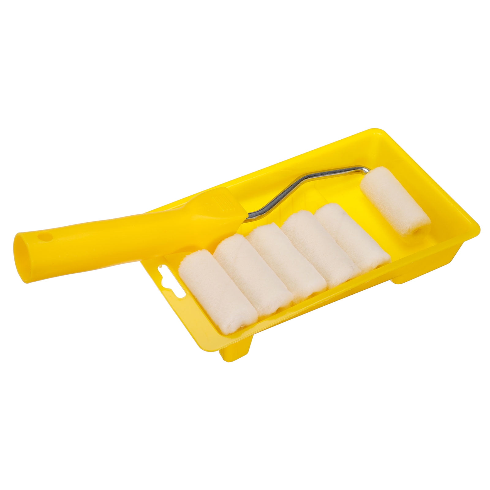 Uxcell Paint Roller Kit, 2Inch Wool Paint Rollers, Paint Tray, 26cm Length Frame 8 Pack