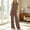 Brown women 2 piece shorts set a1, variant on Cagogo Women 2 Piece Shorts Set Casual Summer Cruise Outfits Loose Sleeveless Crew Neck Tops Comfy Pants Matching Lounge Sets Tracksuits Travel Airport Clothes, Gray S