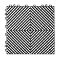 thumbnail image 7 of Interlocking Drainage Mat 12'x12' - 12 Pcs Modular Garage Floor Tile, Heavy Duty PP Material, Non-Slip Drainage Mats for Garage, Kitchen, Garden, Outdoor - Black, 7 of 7