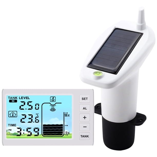 Indicador Ultrasónico Con Pantalla Tiempo Del Sensor Temperatura
