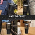 thumbnail image 6 of 1pc Dad - 1 30oz Tumbler with Straw & Handle - Insulated Stainless Steel Cup | Holiday Gift for Man Women (Christmas, Valentine's, Birthday), 6 of 8
