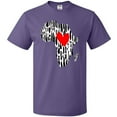thumbnail image 3 of Inktastic Black History Month Ink Print African Heart T-Shirt, 3 of 5