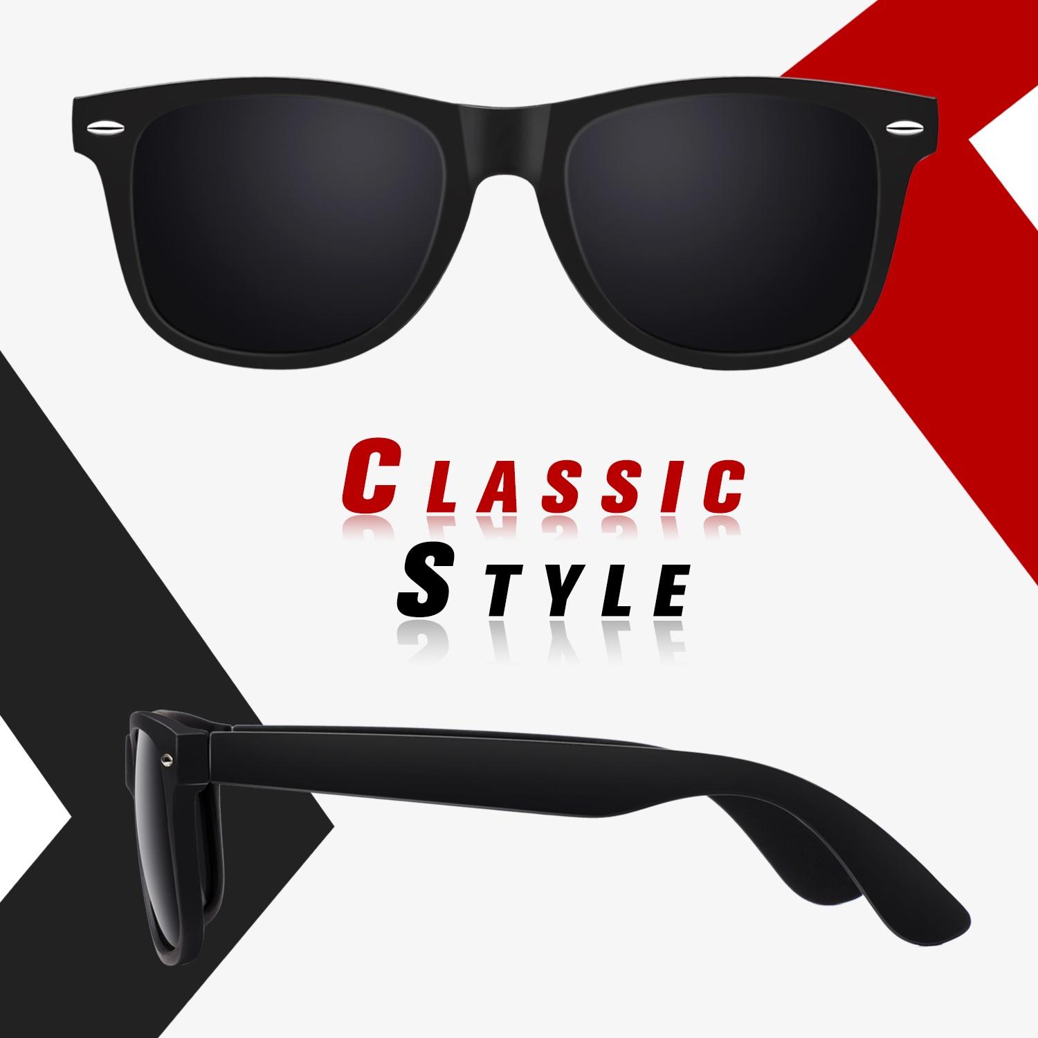 Sunier Polarized Retro Sunglasses, 2-Pack photo 7
