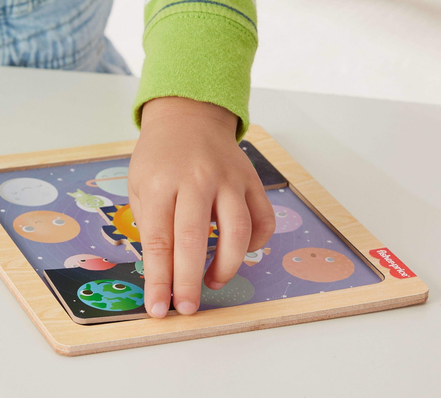 Fisher-Price Puzzle en bois Thème de l'espace - Exclusivité Walmart