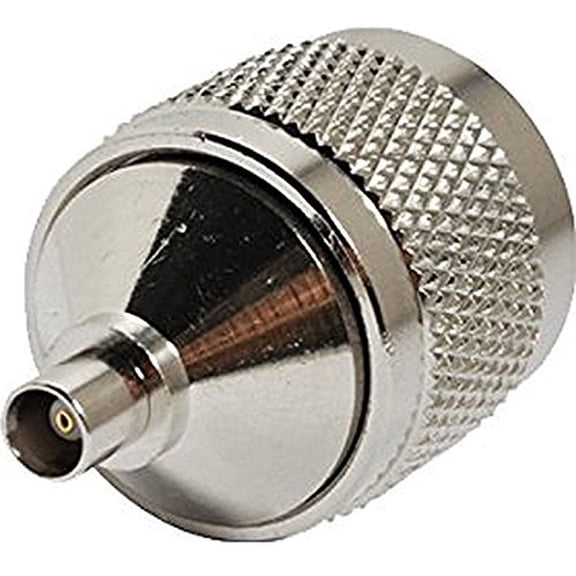 RF Adapter MCX Jack Female Socket to N Plug Male Pin Straight (Pack of 2) High Quality Ships From USA