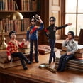 thumbnail image 4 of Poseable MJ Plush Figure 11 Inch Bendable Pop Legend Stuffed Doll, Collectible Novelty Gift for Adult Fans, 4 of 4