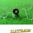 thumbnail image 3 of Yimiti Moose Head Shape Billiard Bridge Head Portable Clear Acrylic Snooker Pool Bridge Head,B, 3 of 7