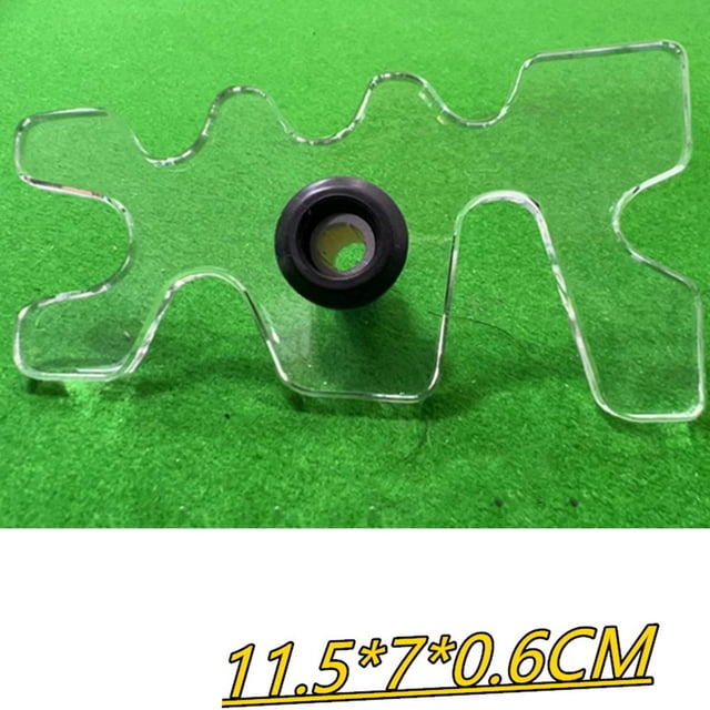 Tête de Pont de Billard Forme d'Orignal Portable Acrylique Transparent pour Support de Queue