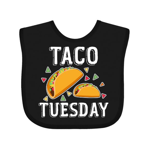 Inktastic Taco Tuesday Boys or Girls Baby Bib