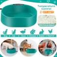KEKELAN Heated Water Bowl for Dogs Cats Chickens Ducks in Winter Large