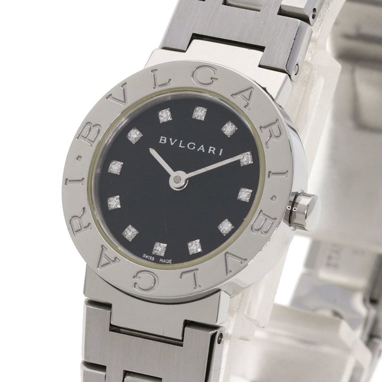 Pre-Owned BVLGARI BB23SSD Wristwatch Stainless Steel SS Ladies 