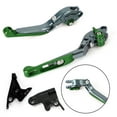 thumbnail image 1 of Levier d'Embrayage de Frein Réglable et Extensible pour Trident 2022 Bobber 17-19 Tiger 800 Vert, 1 of 10