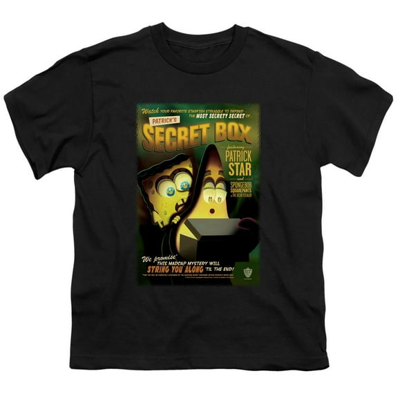Spongebob Patrick's Secret Box Unisex Youth T Shirt