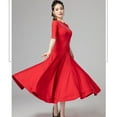 thumbnail image 3 of Ballroom Dance Dresses for Women. Middle sleeve. For tango, waltz, swing. Competition dress, 3 of 5