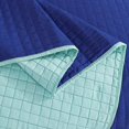 thumbnail image 5 of Solid Microfiber 3-Pieces Quilt Set With Pillow Shams, Super Soft Lightweight,King Size(104"x92"), 5 of 6