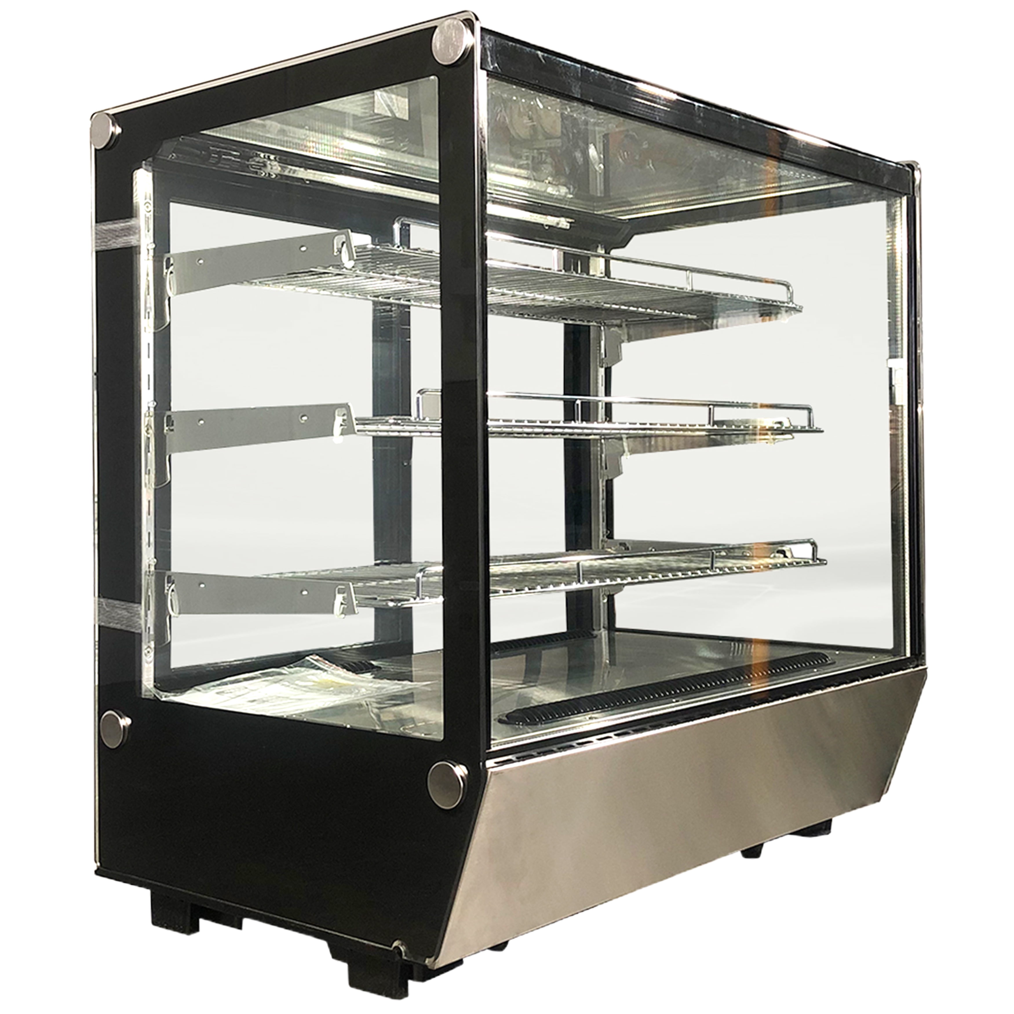 NSF 35 in. Countertop Refrigerated Display Case 6.8 Cu.Ft. Electric Commercial Cabinet Counter Food Refrigerated Display