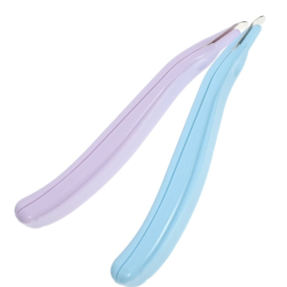Nestingho 2Ud Extractor De Grapas Para Oficina Con Agarre Ergonómico Y Acabado En Color Azul Y Morado