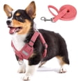 thumbnail image 1 of Arnés para perros Tela de gamuza suave al tacto Chaleco para mascotas Arnés ajustable reflectante sin tirones para perros pequeños, perros pequeños y medianos Ormromra LRWJ046-23, 1 of 8