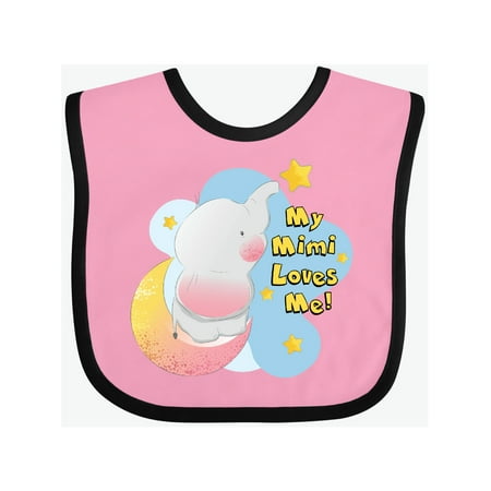 

Inktastic My Mimi Loves Me Gift Baby Boy or Baby Girl Bib