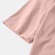 thumbnail image 4 of Puntoco Mujer Verano Casual O-Cuello Manga Corta Flor Estampado Camisa Suelta Blusa tops Puntoco Puntoco-6411, 4 of 5