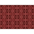 thumbnail image 1 of Ahgly Company Indoor Rectangle Patterned Maroon Red Area Rugs, 2' x 3', 1 of 1