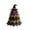 Hat, variant on WEEEANT Halloween Patchwork Tree Decor, 12 in Quilted Black Cat and Jack-O-Lantern Tabletop Ornament for Spooky Home Party Decorations and Centerpieces