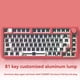 thumbnail image 2 of Kit de Teclado Mecánico con Cable con Perilla y Junta de Luz RGB, Teclado con Cable de Aluminio Personalizado para Computadora Portátil, Oficina, Gamer, Intercambio en Caliente F, 2 of 5