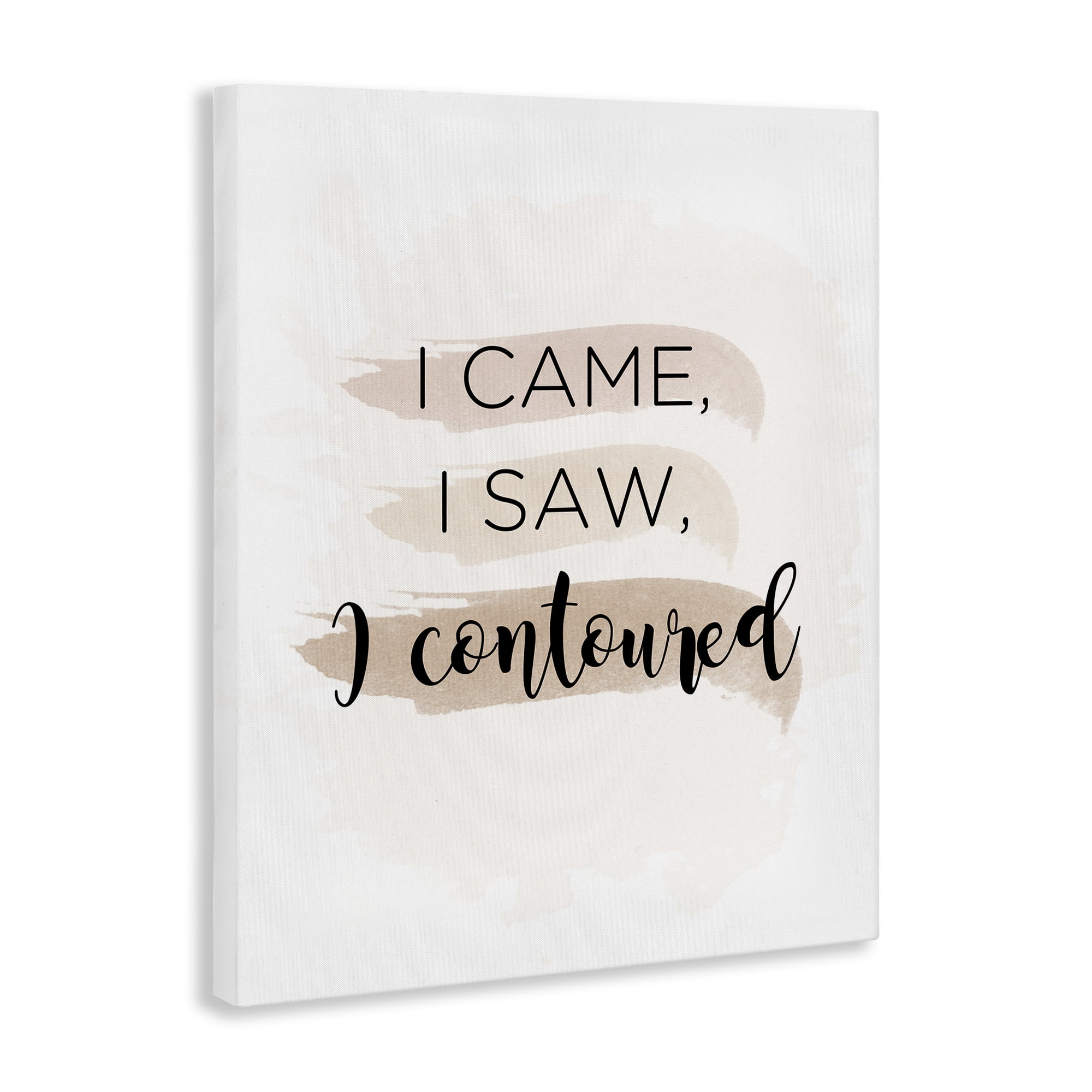 Stupell Industries Came Saw Contoured Beauty & Fashion Painting Gallery Wrapped Canvas Art Print Wall Art, 16 x 20