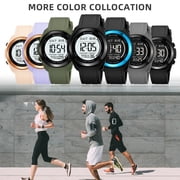 SKMEI Mens Digital Watch, Sport Military Watches for Men Waterproof LED Screen Large Face Tactical Watch with Dual Time Alarm Stopwatch Wrist Watch