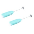 thumbnail image 3 of HOMEMAXS 2Pcs Mini Electric Whisk Hand Mixer Stainless Steel Egg and Milk Frother for Home Kitchen (Blue), 3 of 10