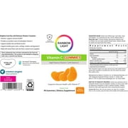 Vitamin C Gummies | 90 Count | With Vitamin E | Citrus Flavor | by Rainbow Light