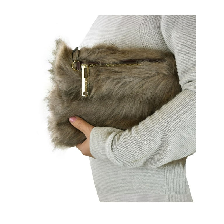 Faux high quality Fur Clutch Bag