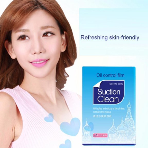 100Pcs Facial Oil Blotting Papers Oil Absorbing Sheets Face Cleanser Acne Treatment Deep Cleansing Oil Control Tissue Makeup