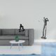 thumbnail image 2 of Figura decorativa moderna y abstracta de un golfista, figurita de resina coleccionable para la sala de estar, estantería o decoración del hogar. Ideal, 2 of 8