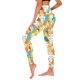 thumbnail image 1 of Gibobby Leggings Termicos Leggings deportivos de cintura alta con estampado informal para mujer（Amarillo， XL), 1 of 4