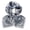 Blue Grey, variant on Men 100% Silk Square Scarf 27"x27" Neck Scarves Headwrap Neckerchief Business Casual Party
