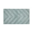 thumbnail image 4 of Better Trends 24" x 40" Bathroom Rugs 100% Cotton Soft Water Absorbent Non Slip Bath Mat Machine Washable Rug (Blue) Hugo Collection, 4 of 6
