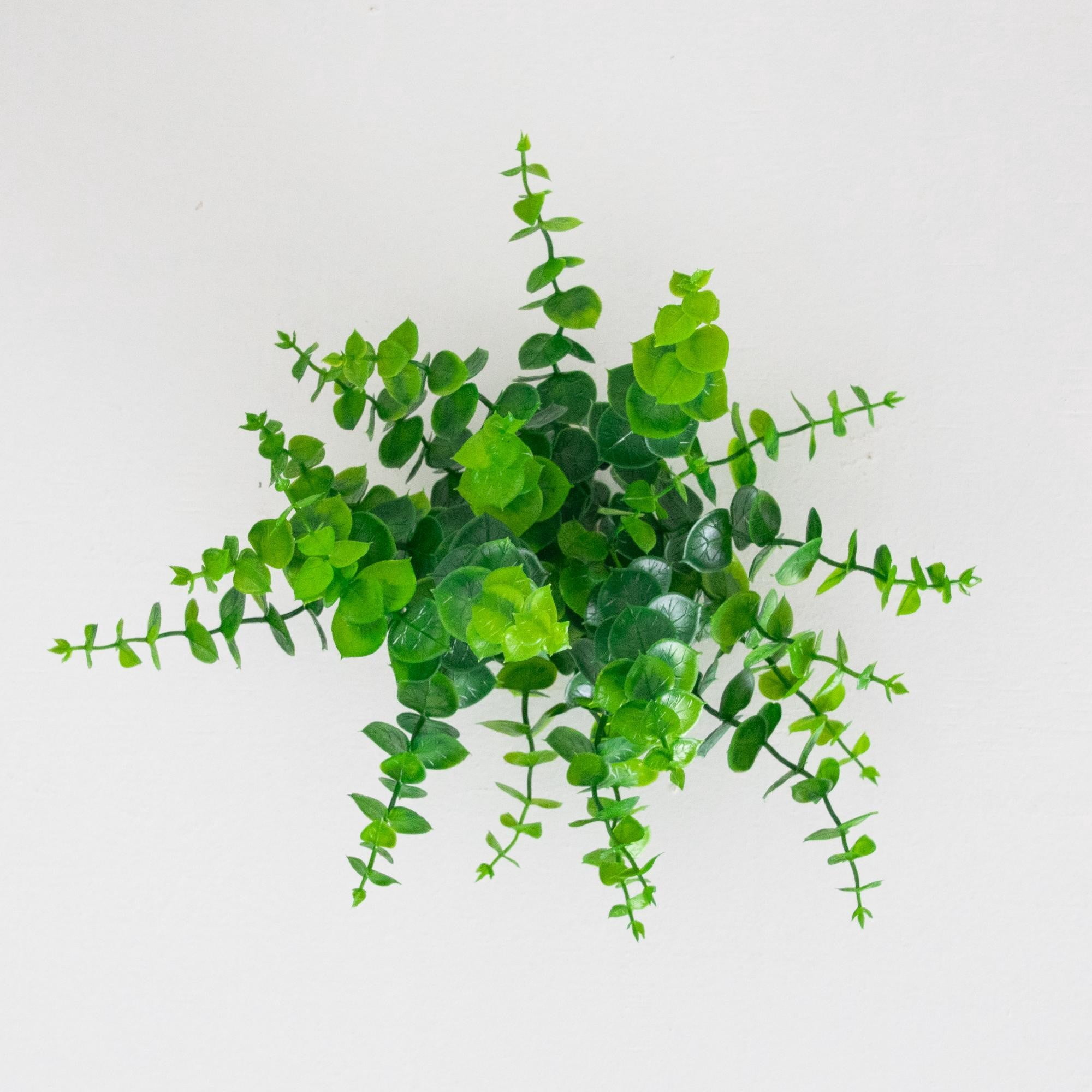15in. UV Resistant Artificial Eucalyptus Bush (Indoor/Outdoor) - Set of 4