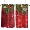 thumbnail image 4 of Christmas Tree Snowflakes Bow Red Dots Curtains in the Kids Bedroom Living Room Hall Window Treatments Kitchen Decoration Drapes, 4 of 6