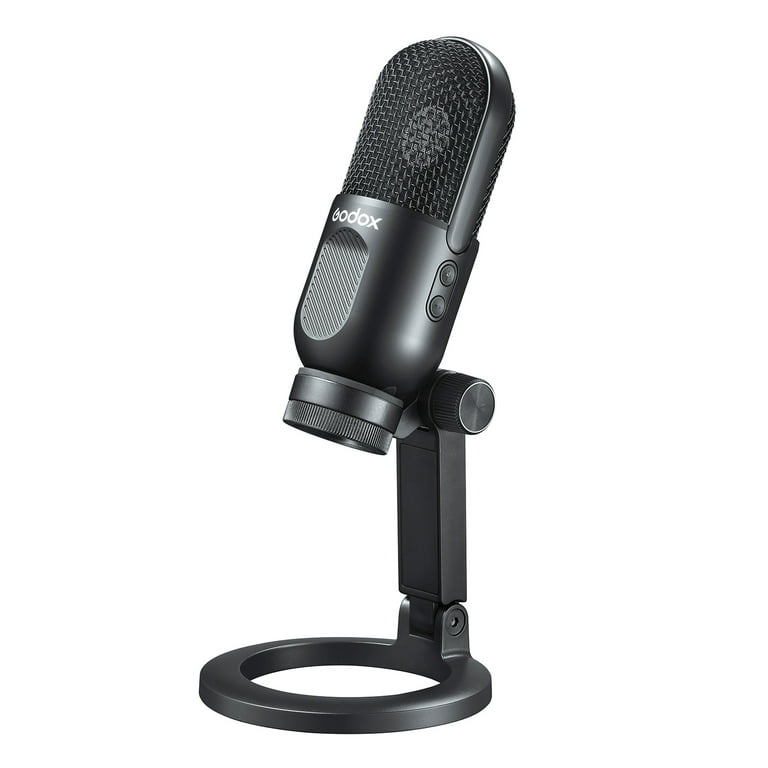 Scorch smidig barmhjertighed Godox UMic12 USB Cardioid Condenser Microphone Mini Desktop Recording Mic  with One-Button Mute Control Real-Time Monitoring for Computer Smartphone  Podcasting Live Stream Dubbing Vlog Recor - Walmart.com