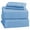 Light Blue, variant on IR Imperial Rooms 3 Piece 1800 Series Deep Pocket Soft Microfiber Solid Bed Sheet Set for Kids, White Twin Size