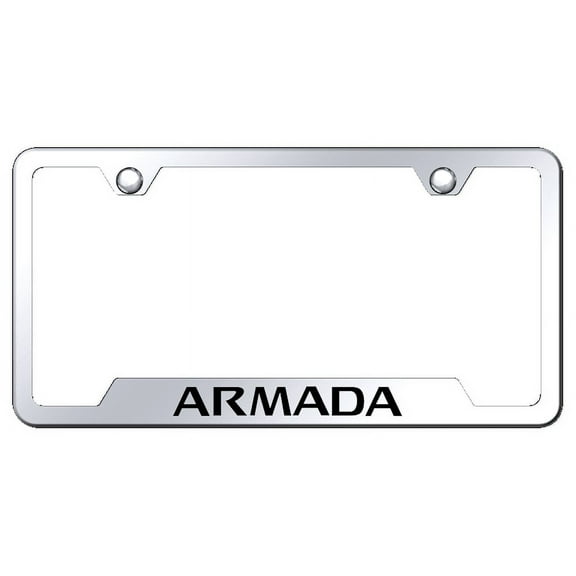 Au-TOMOTIVE GOLD Armada Laser Etched Cut-Out Frame - Mirrored