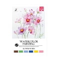 thumbnail image 2 of Watercolor Coloring Book Set, Portable Travel Painting Kit with Built-In Paint Palette and Brushes for Stress Relief and DIY Art A#083 C, 2 of 7